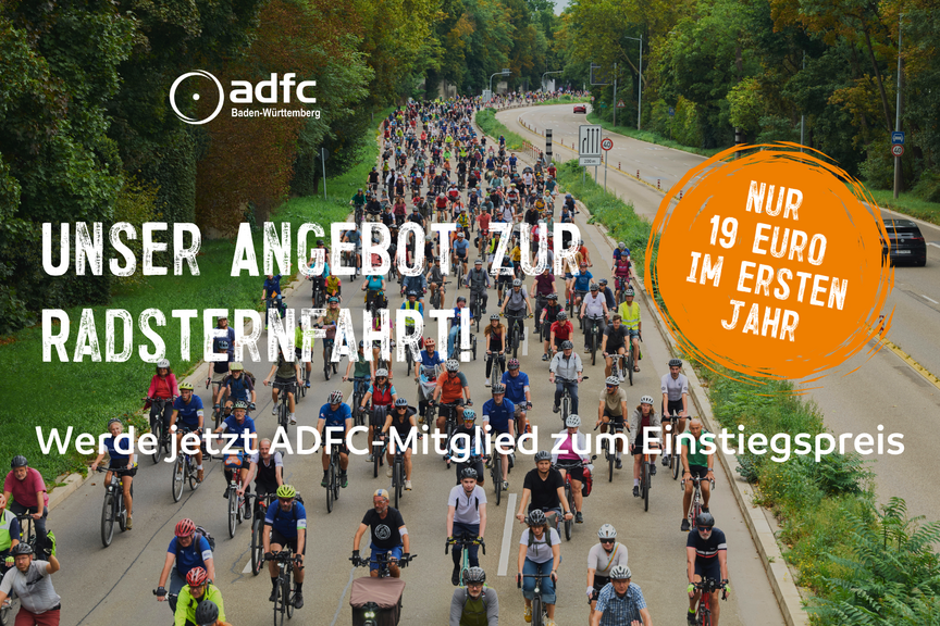 Radsternfahrt nach Stuttgart